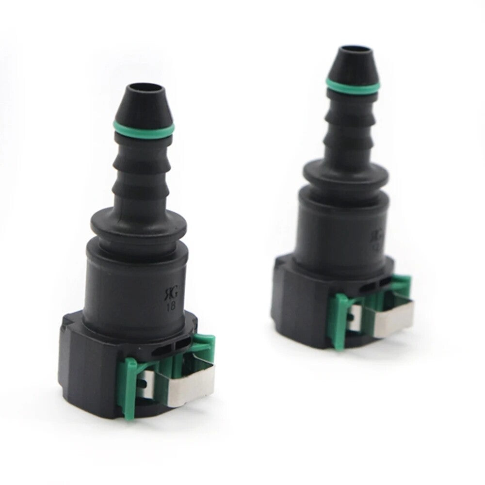 8mm ID6 8x6 180¡ã New Fuel Line Hose Pipe Quick Release Female Connector 2PCS Q