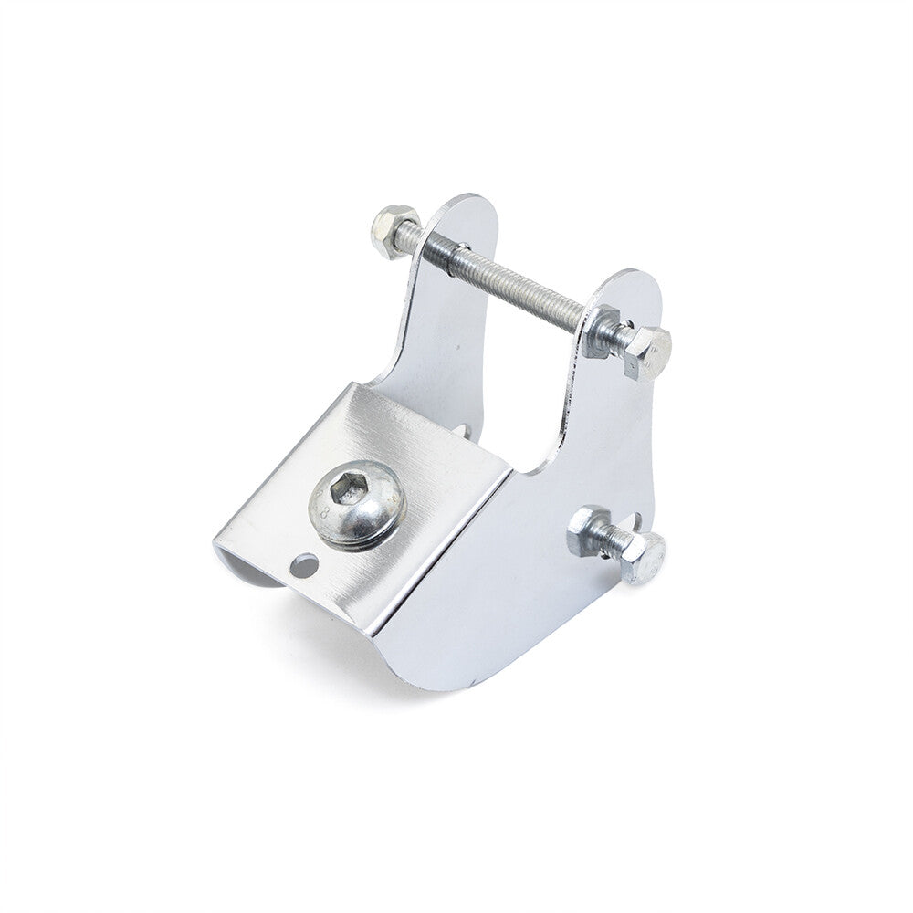 Chrome Headlight Bottom Mount Bracket Adapter Holder For Cruiser Chopper Custom Q