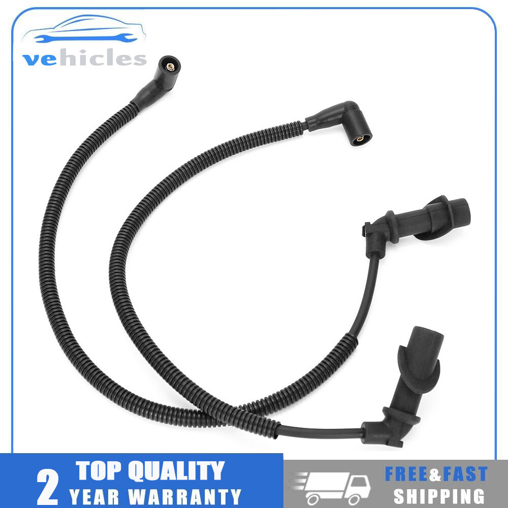 2PCS Ignition Coil Spark plug Wire for Polaris Ranger 700 4x4 EFI 2007 4012439