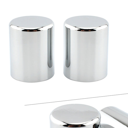 for Harley Sportster XL883 Road King 2x Chrome Docking Hardware Point Cover Kit Q