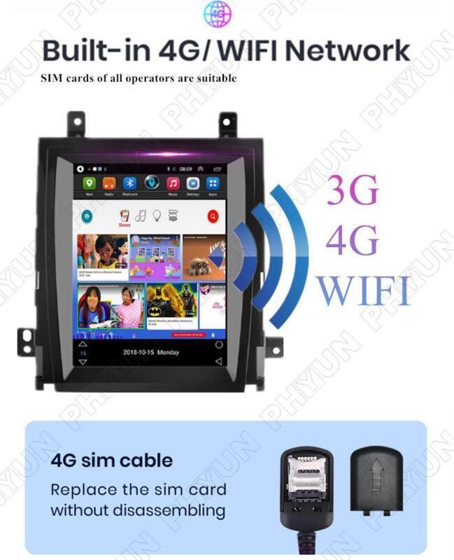 Device with CarPlay compatible with for Cadillac for Escalade SLS 9.7 4+64GB Stereo Radio Navigation Head (July 14th) n