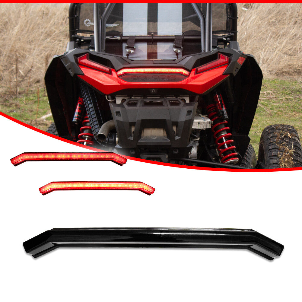 Smoked UTV rear LED center taillight suitable for 2018-22 RZR RS1 TURBO Sportsman 1000 XP- v
