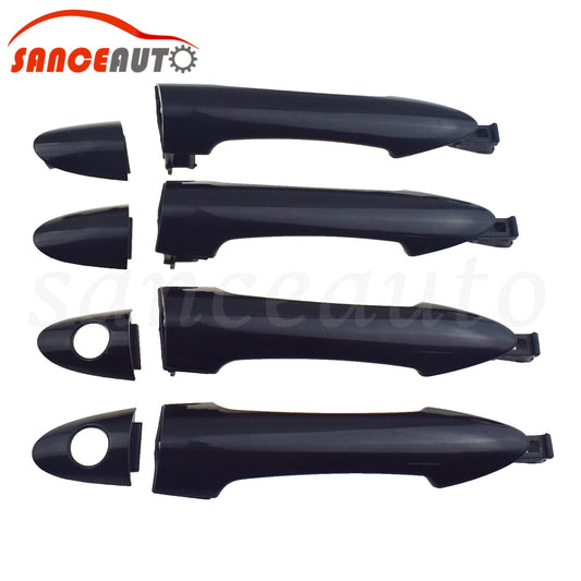 Black Front Rear Left Right Outside Exterior Door Handle for Kia Picanto 11-16 n