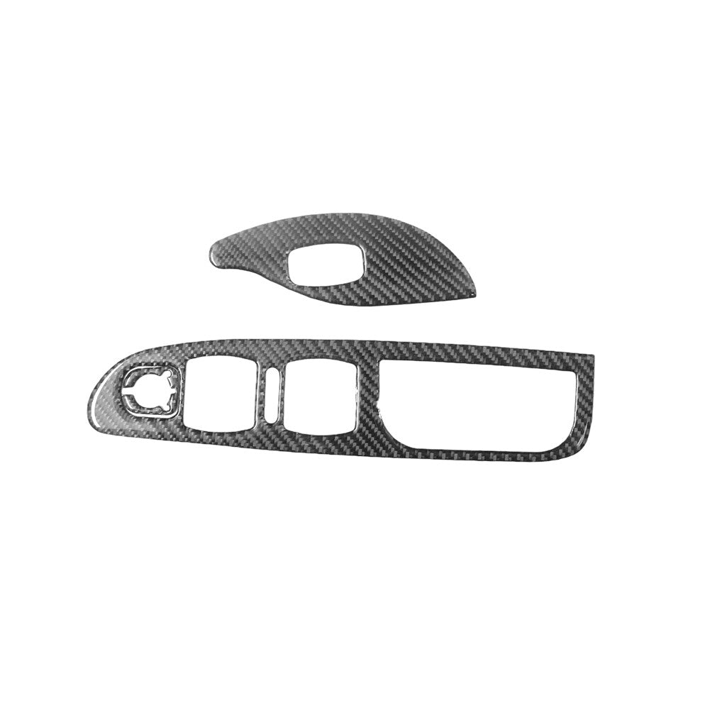 Red Carbon Fiber Console Watercup Cover Trim for Dodge Durango 2014-2020 Type A v