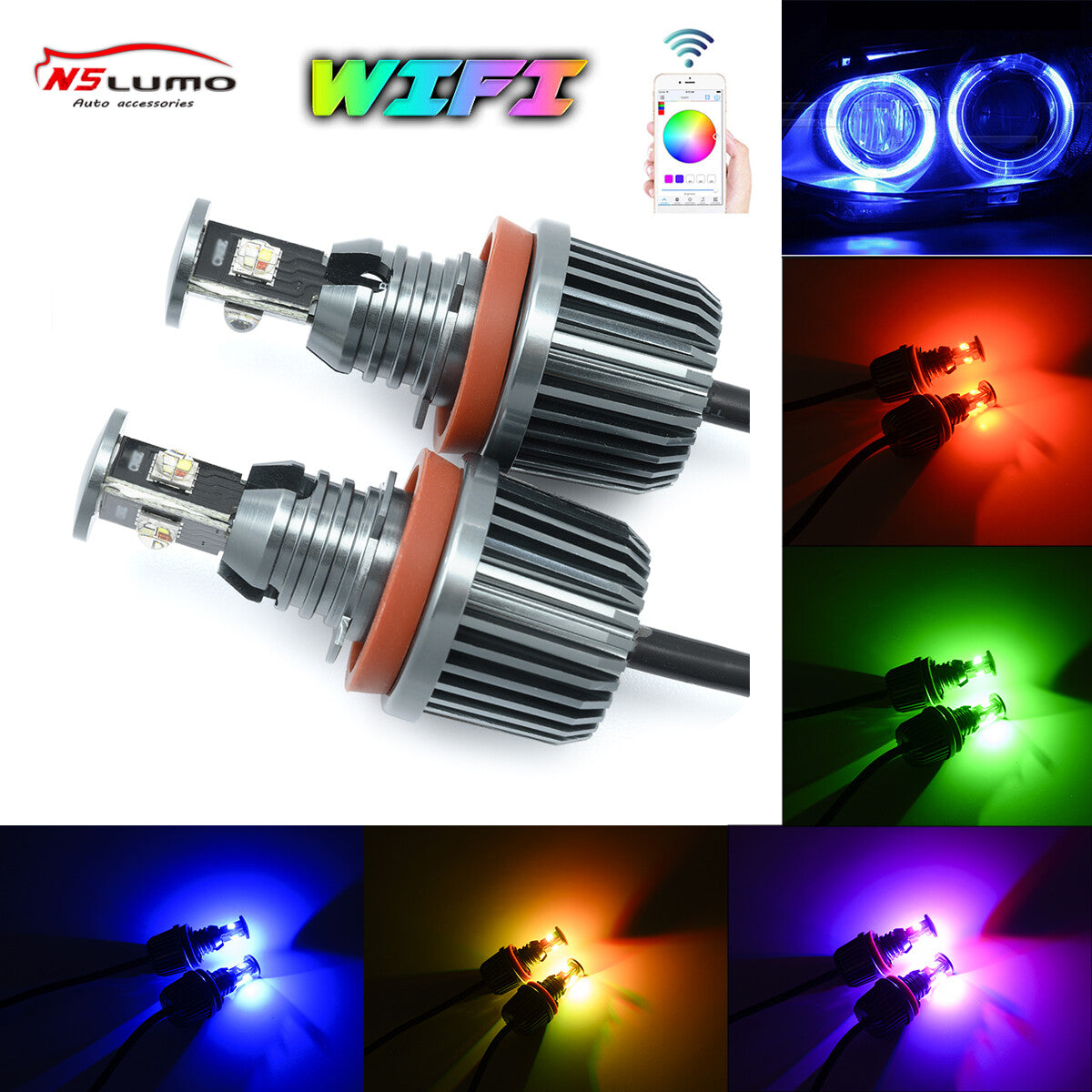 185 Car Thermostat 60 Amp Relay Electric Fan Wire Harness Installation Kit 12V 4217 B