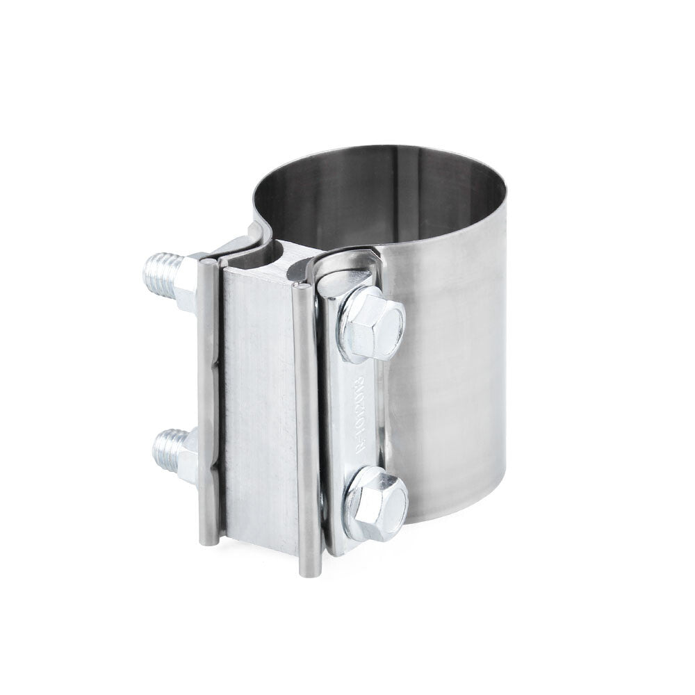 2.5 63mm Stainless Butt Joint Band Exhaust Clamp Sleeve Coupler Q