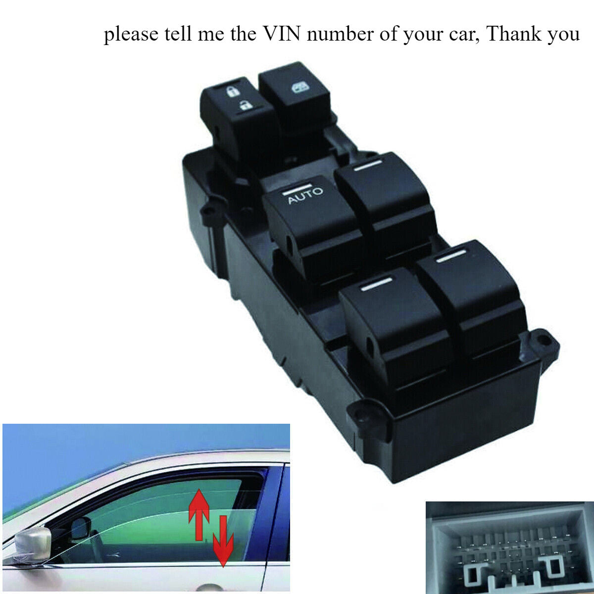 Front Left Driver Window Control Lifter switch M57829 For 2015 for Honda for CIVIC sedan