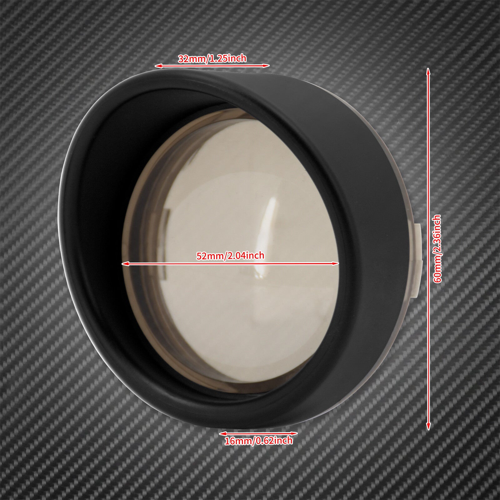 Turn Signal Bullet Visor Deuce Smoked Lens Cover Fit For Dyna Softail Sportster Q