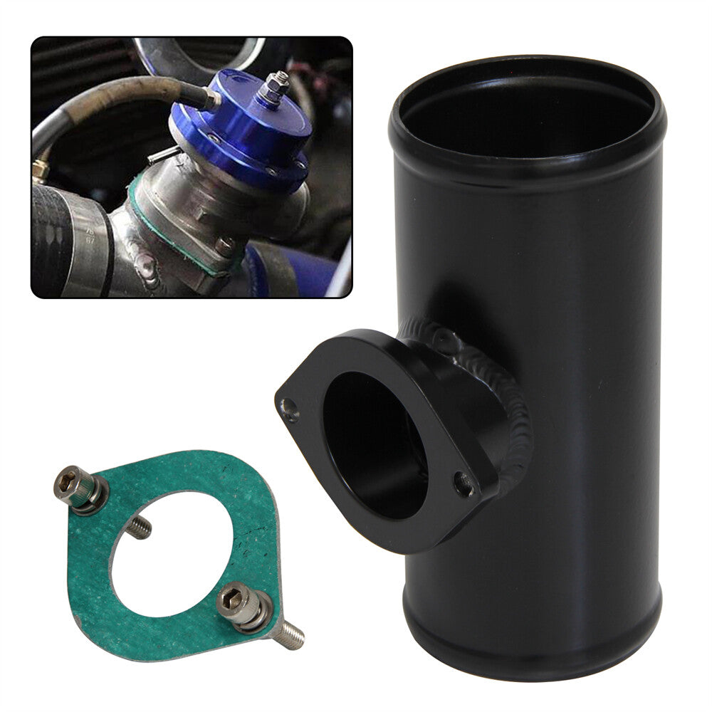 2.75 70mm Turbo Flange Pipe For GD-RS FV RZ BOV Blow Off Valve Adapter Black