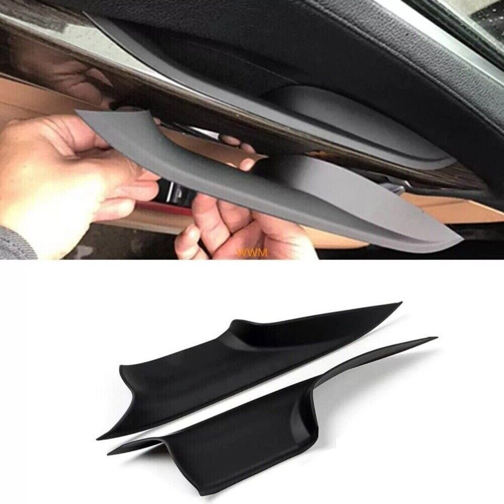 2x Left Front and Right Front F01/F02 Door Handle Cover 7- Door Panel Trim n