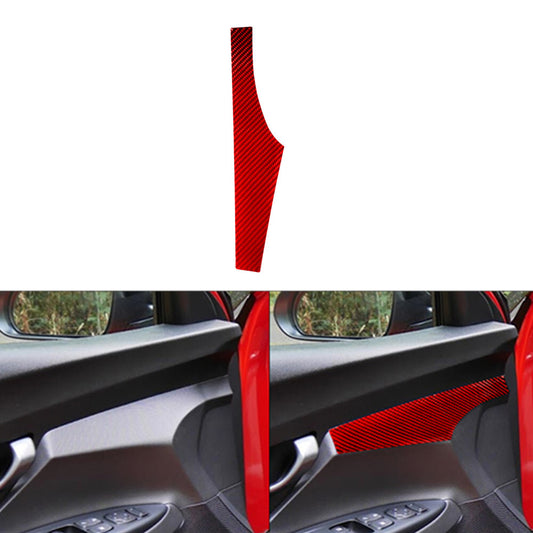 Carbon Fiber Central Aarmrest Panel Trim Cover Decor For Explorer 2011-2014 v
