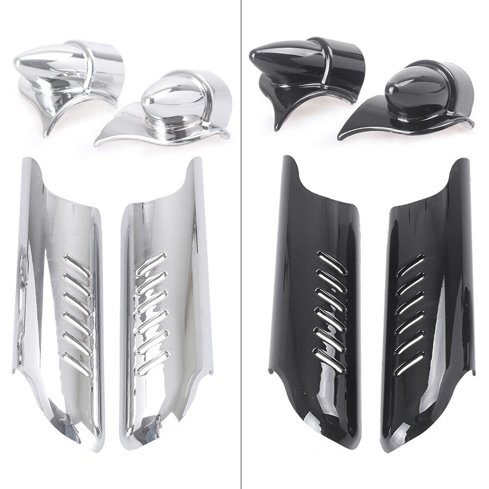 Fork Lower Leg Deflector Shield Cover Fit for Harley Touring Road King Classic FLHRC