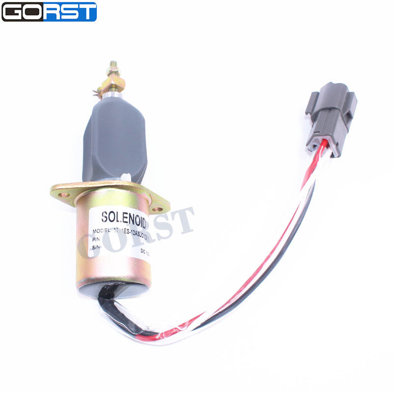 Shutdown Solenoid Shutoff valve for Hyundai Small Excavator 1751ES-12A3UC12B1S v
