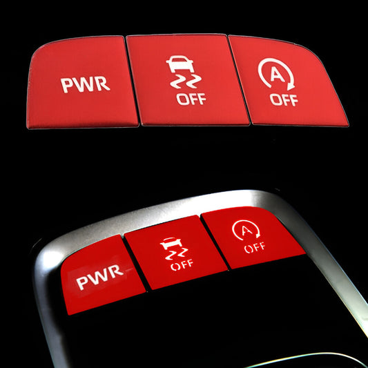 Console Gear Shift Switch Button Trim Cover Red Fit for Corolla 2019-23 v