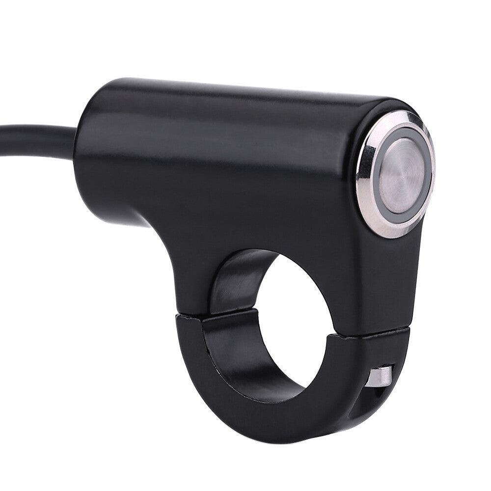 7/8 Motorcycle Handlebar ON OFF Switch Button Headlight Fog Spot Light Red LED Q