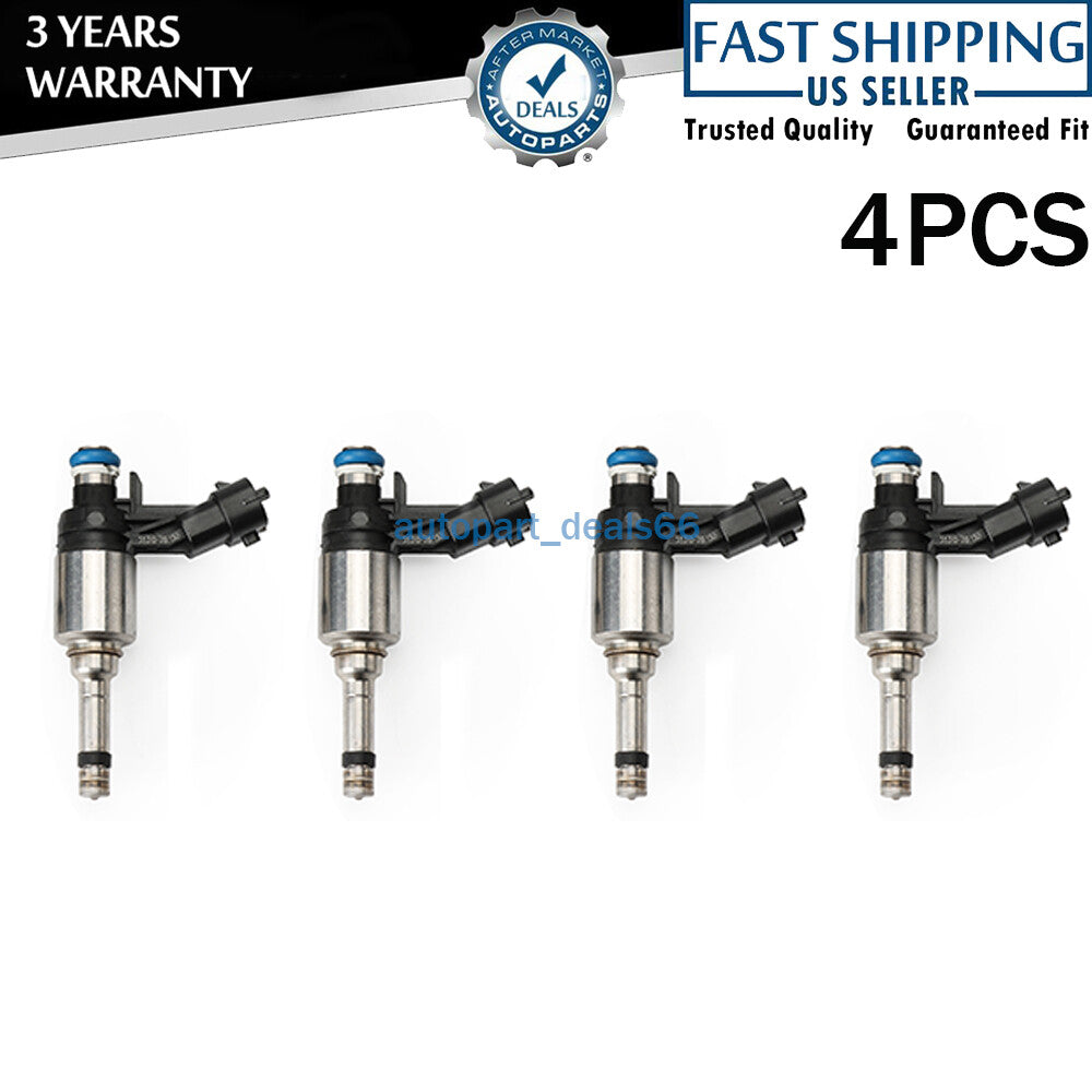 4Pcs Fuel injector for Hyundai Accent for Veloster for Kia Rio Soul 1.6L L4 2012-2017
