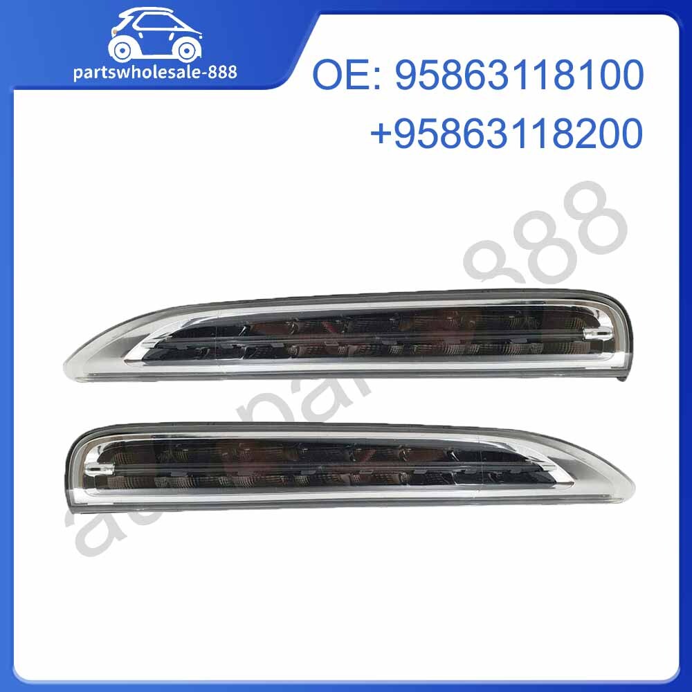 Pair Front Bumper Daytime Run Light Lamp LED DRL Fit for Porsche for Cayenne 2011-14