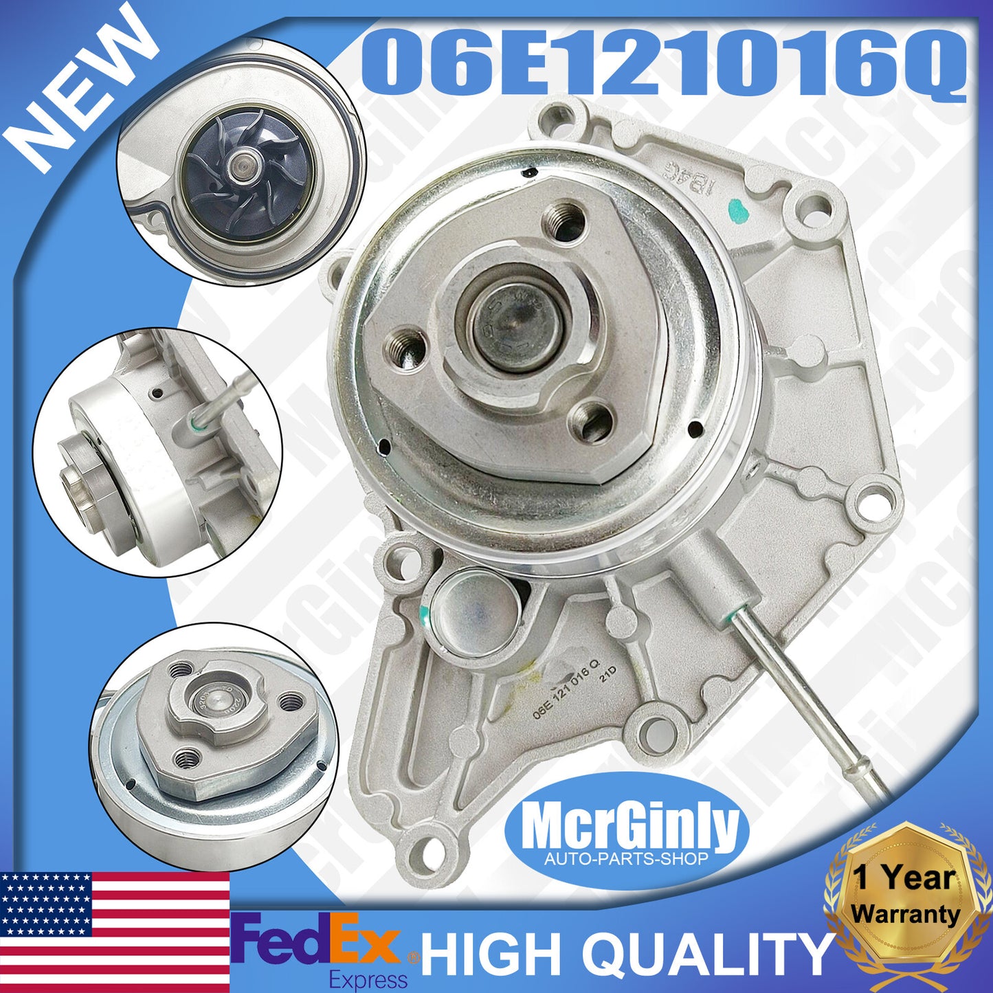#06E121016Q new engine coolant pump suitable for Touareg, for Audi A4, A5, A6, for A8 , Q5- n