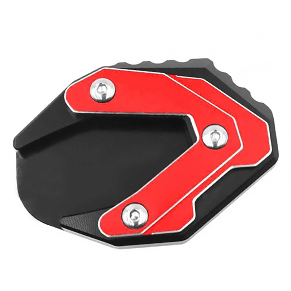 Side Stand Enlarge Kickstand Pad Red for Suzuki GIXXER 250 SF GIXXER 150 125 Q