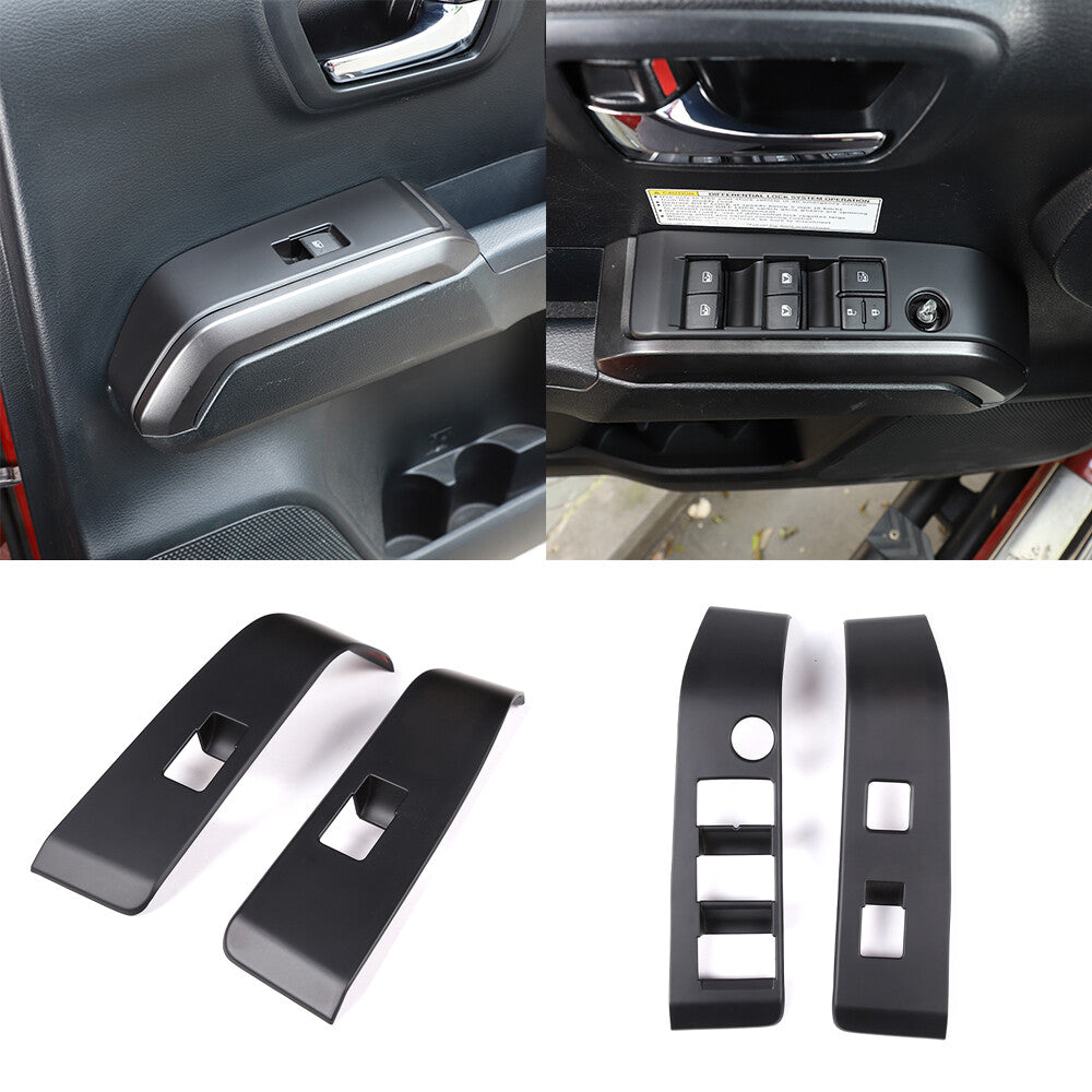Carbon fiber ABS internal communication mode button frame cover decoration suitable for Corvette C7 2014-2017- v