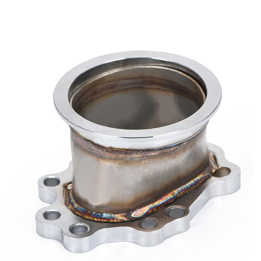 Turbo Adapter Flange T25 T28 GT25 GT28 V Band Turbo Outlet 8 Bolt to 3″ 76mm