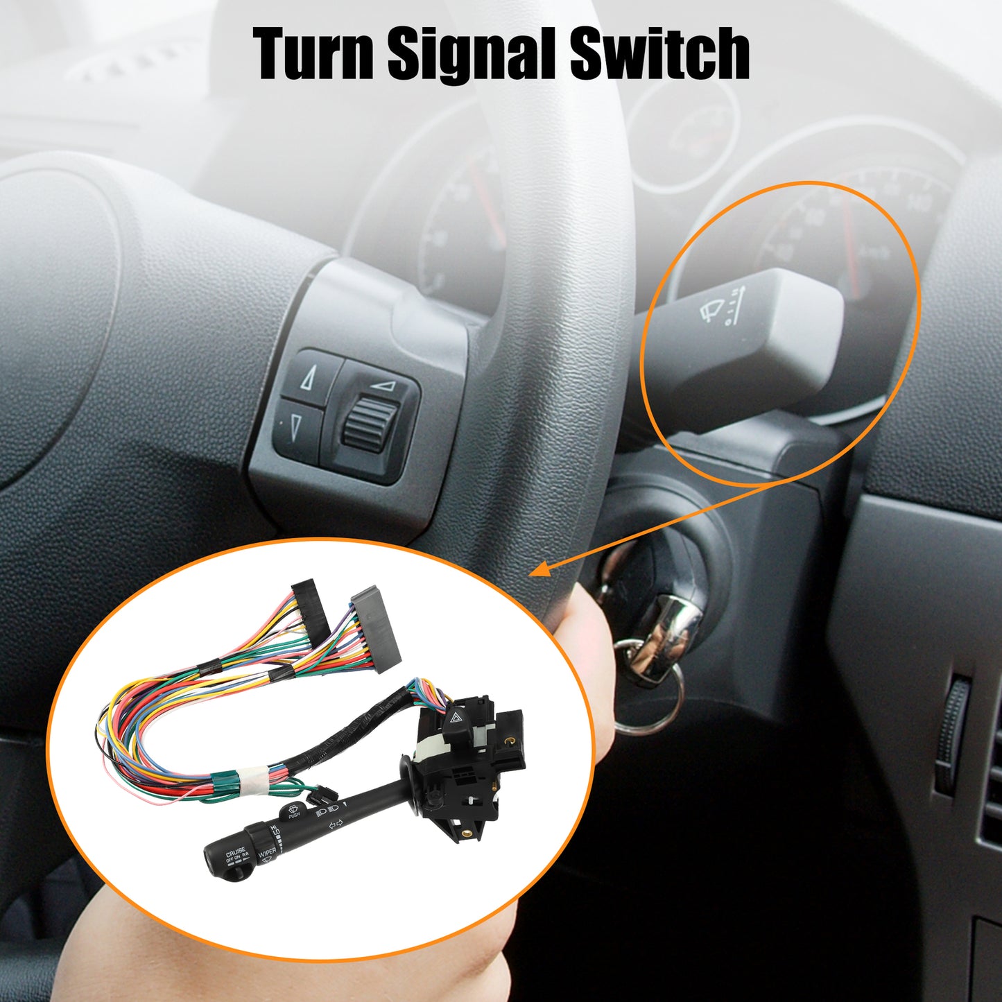 Turn signal wiper switch column assembly for Buick Century 1996 - 2005 - n