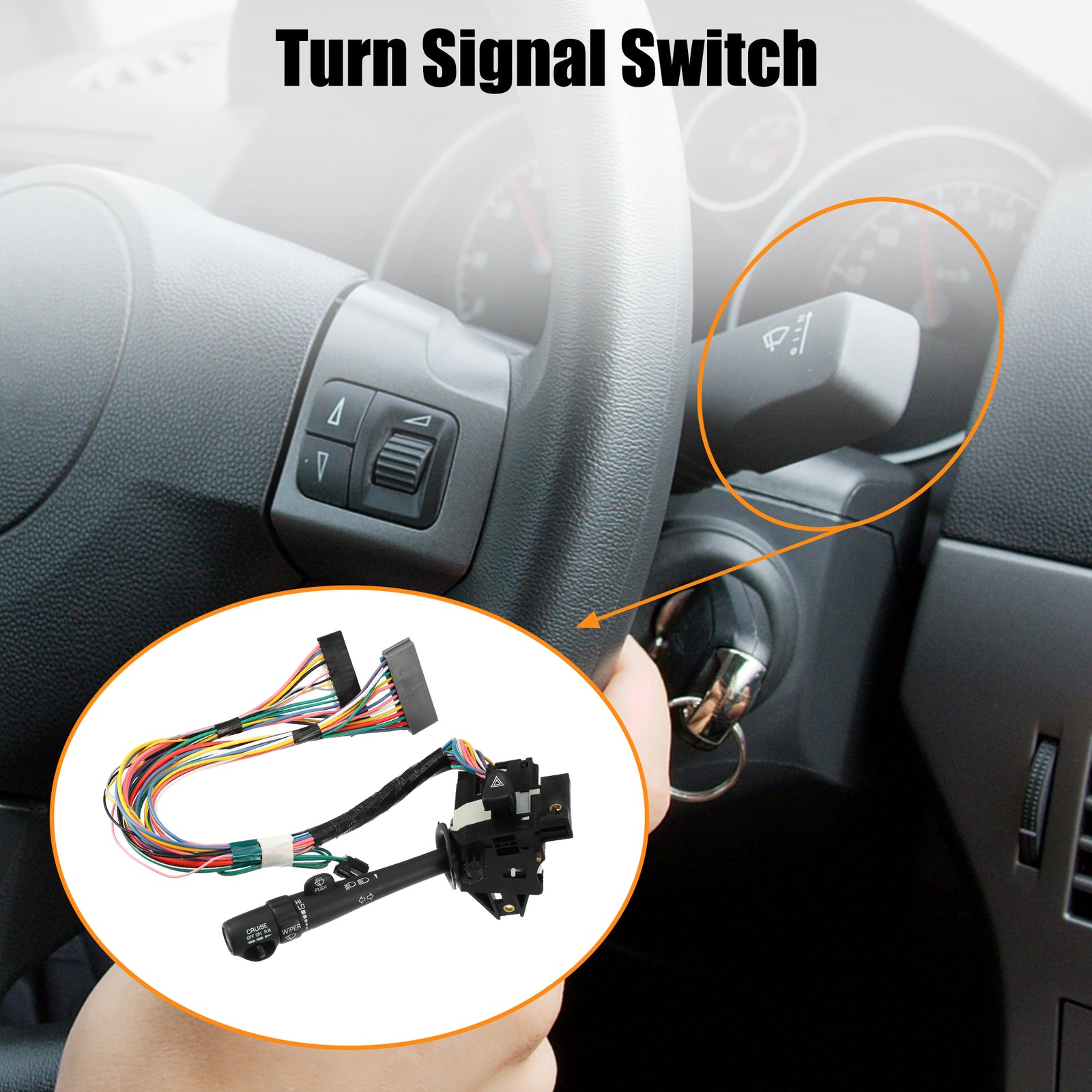 Turn signal wiper switch column assembly for Buick Century 1996 - 2005 - n