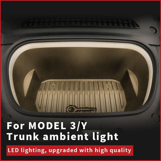 LED ambient light strips for front and rear trunks of Model 3 Y parts - n