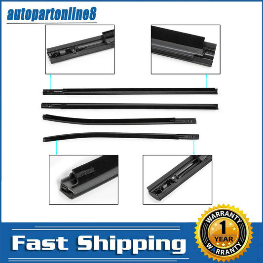 4x Door Belt Line Weatherstrip AB3926201A39AE Rubber Seal  for ford  RANGER 12-21
