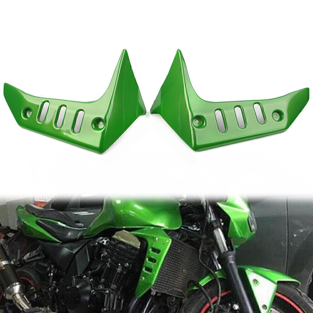 Motorcycle Side Cover Fairing Kits Fit Kawaski Z750 2004 2005 2006 2007 Green