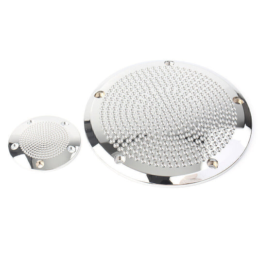 CNC 5 Hole Clutch Cover &Timing Timer Covers Fit for Harley Twin Cam Silver Q