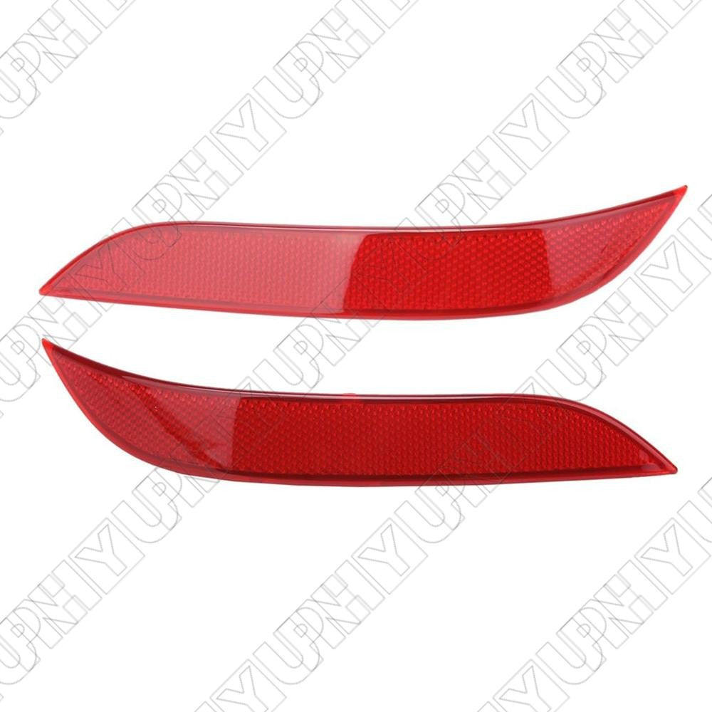 2Pcs Rear Bumper Reflector LH+RH for BMW E60 525i 530i 545i 550i 4-Door 2003-07 Q