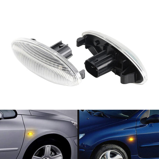 2Pcs Turn Signal Lamp Side Marker Light LED Clear For RAV4 Yaris Auris for Corolla