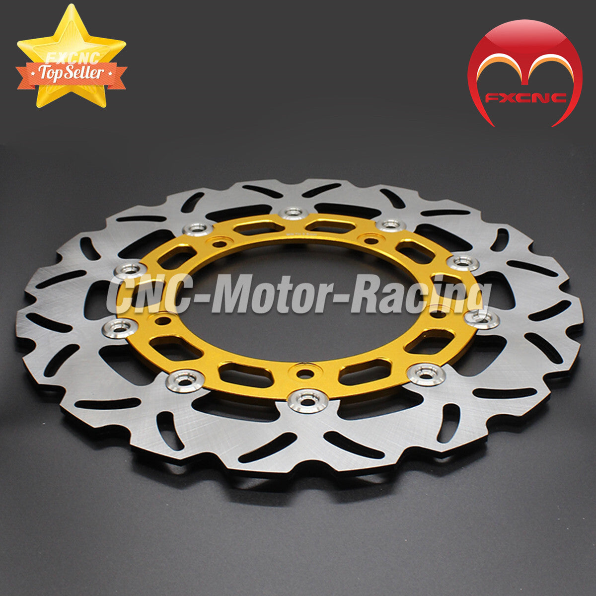 Motorcycle model suitable for Yamaha YZF R15 2013 - 2021 2020 Gold front and rear brake rotor discs