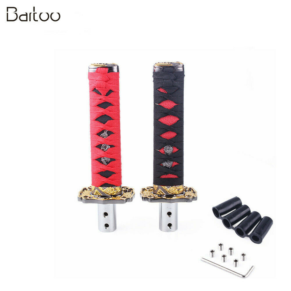 Samurai Sword 20cm Shift Knob Shifter Katana Metal Gear Shift Knob with Adapter