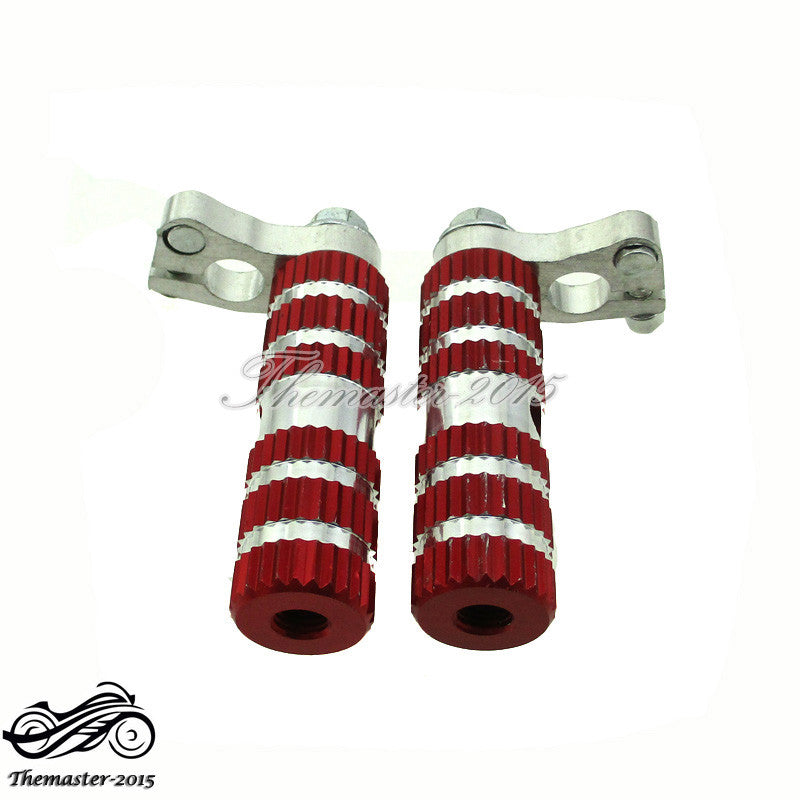 Red Racing Footpegs Foot Rest Pegs For 2 Stroke 47cc 49cc for Mini Pocket Bike Q