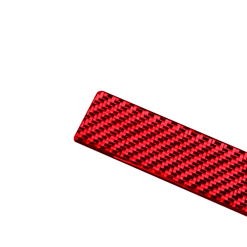 Red Gear Shift Frame Trim Cover For 1 Convertible E82/E88 2008-2013 v