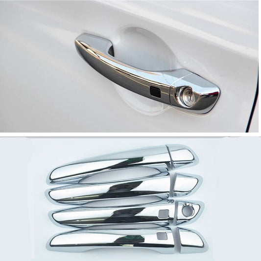 FOR 2017-2020 for HYUNDAI for Elantra ABS Chrome Side Door Handle Cover Trim for Smart hole