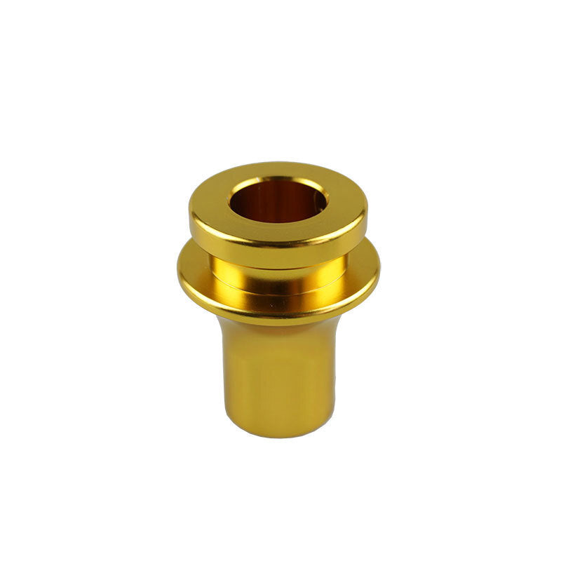M10x1.5 Shift Knob Boot Retainer Jam Nut Adapter Gold Manual Gear Shifter Lever Q
