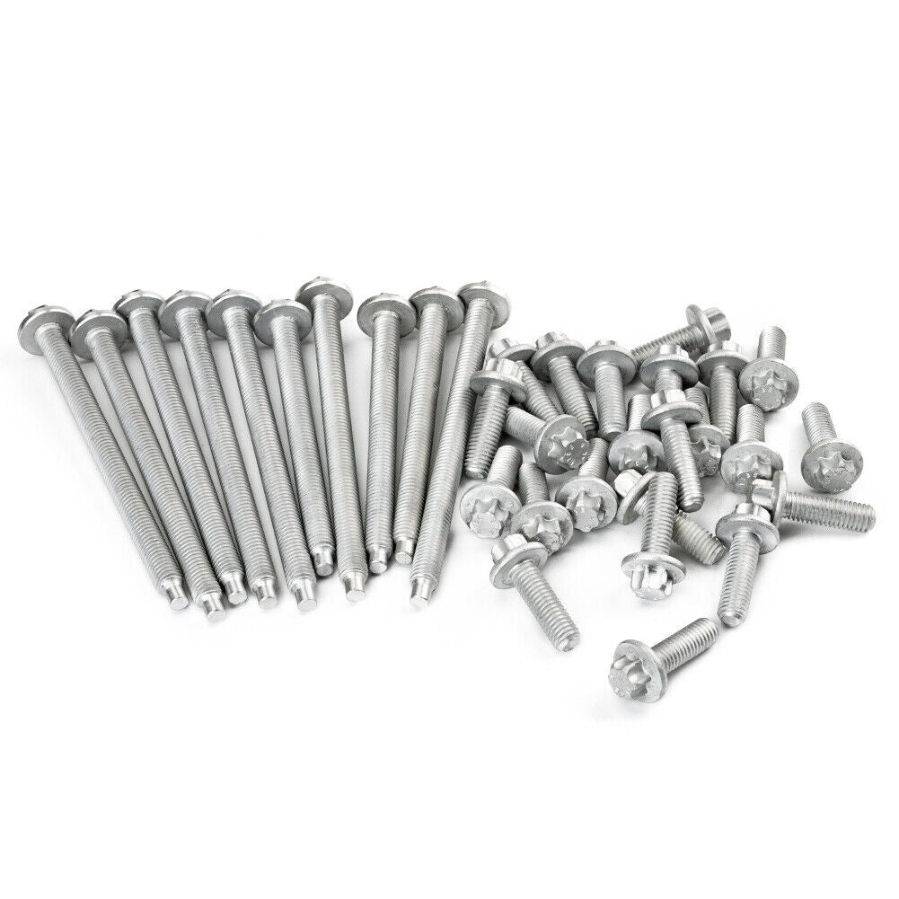 11132210959 Engine Oil Pan Bolt Set Steel for BMW E88 E90 E91 E92 F23 F80 F61 Q