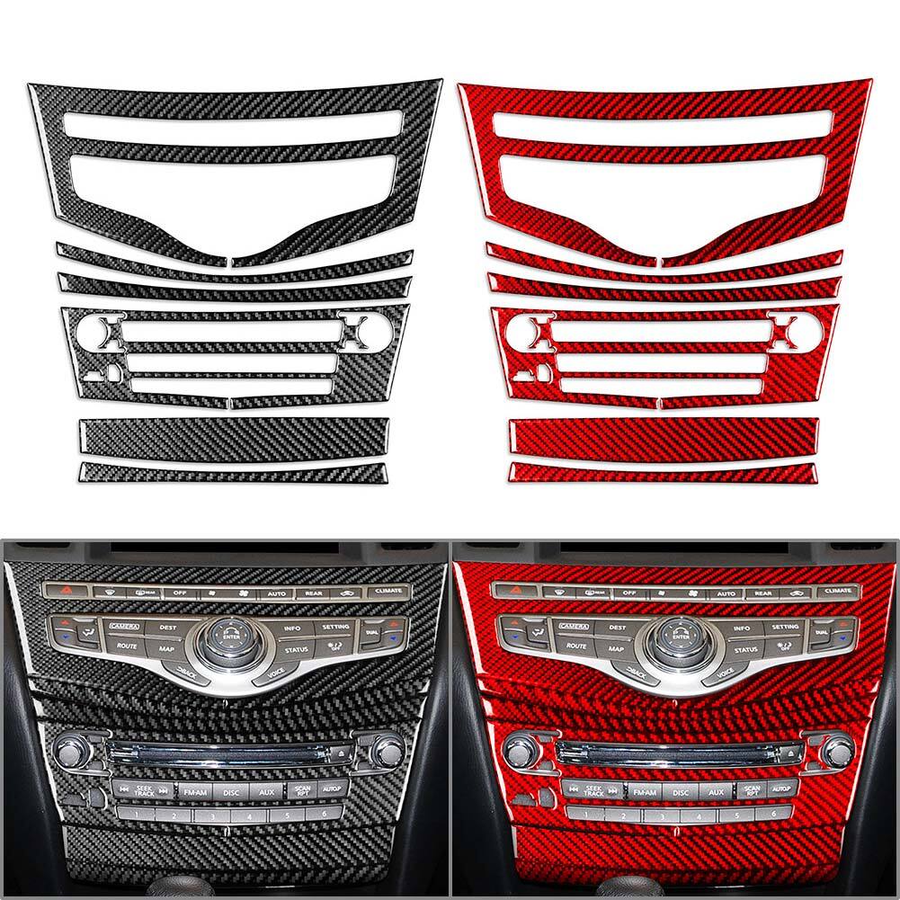 Center Console Navigation Radio Panel Cover Trim for Infiniti JX35 QX60 2013-16