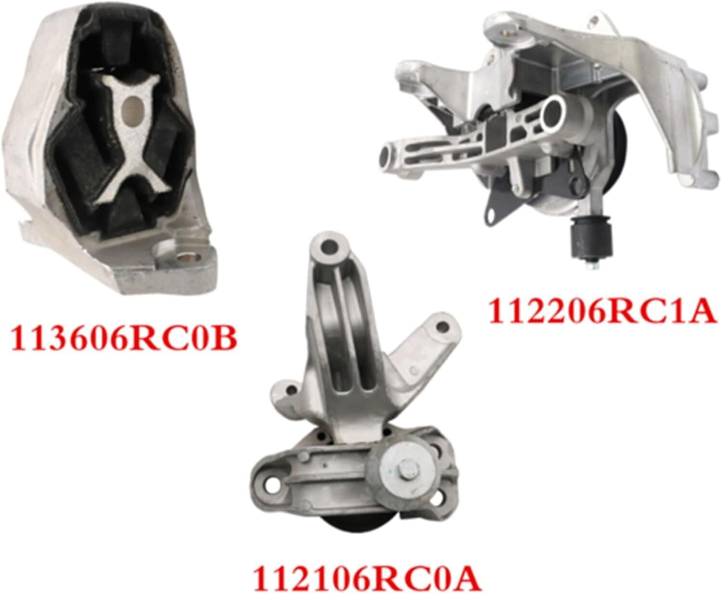 FOR Rogue 1.5L 2021 2022 2023 2024 3Pcs Engine Motor Mount n