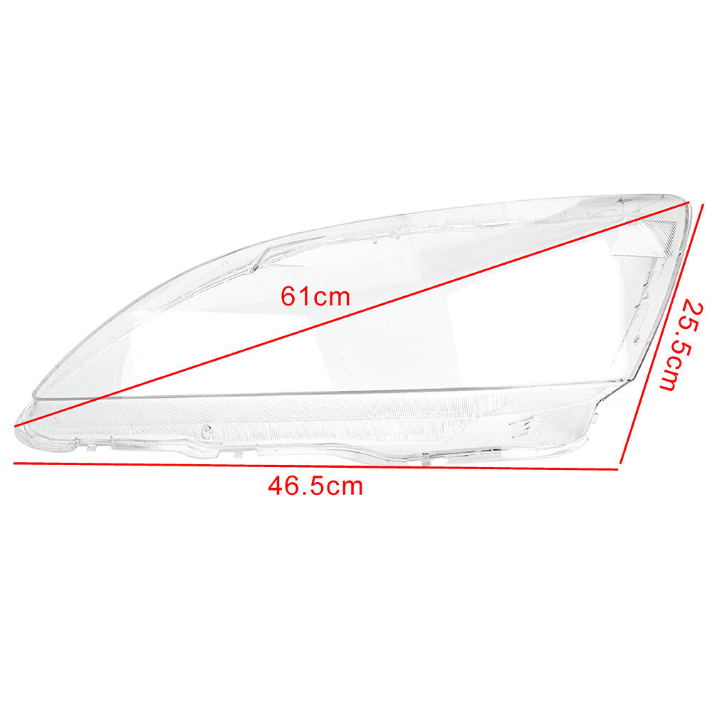 Pair Headlight Headlamp Clear Lense Cover Lampshade for Honda for Accord 2003-2007