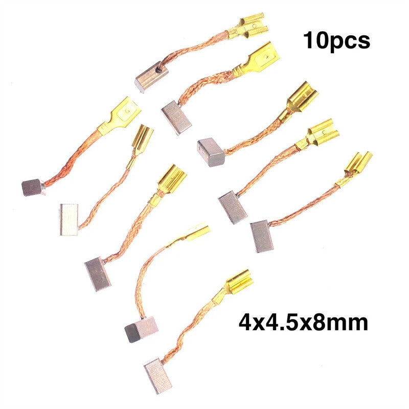 10-piece set of carbon brushes for Corolla car window lift motors (44.58) and side sockets. n