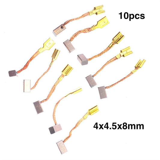 10-piece set of carbon brushes for Corolla car window lift motors (44.58) and side sockets. n
