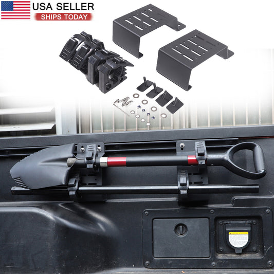 Truck bed tie-down anchor brackets and cassette connecting plates for Tacoma 2016-22 