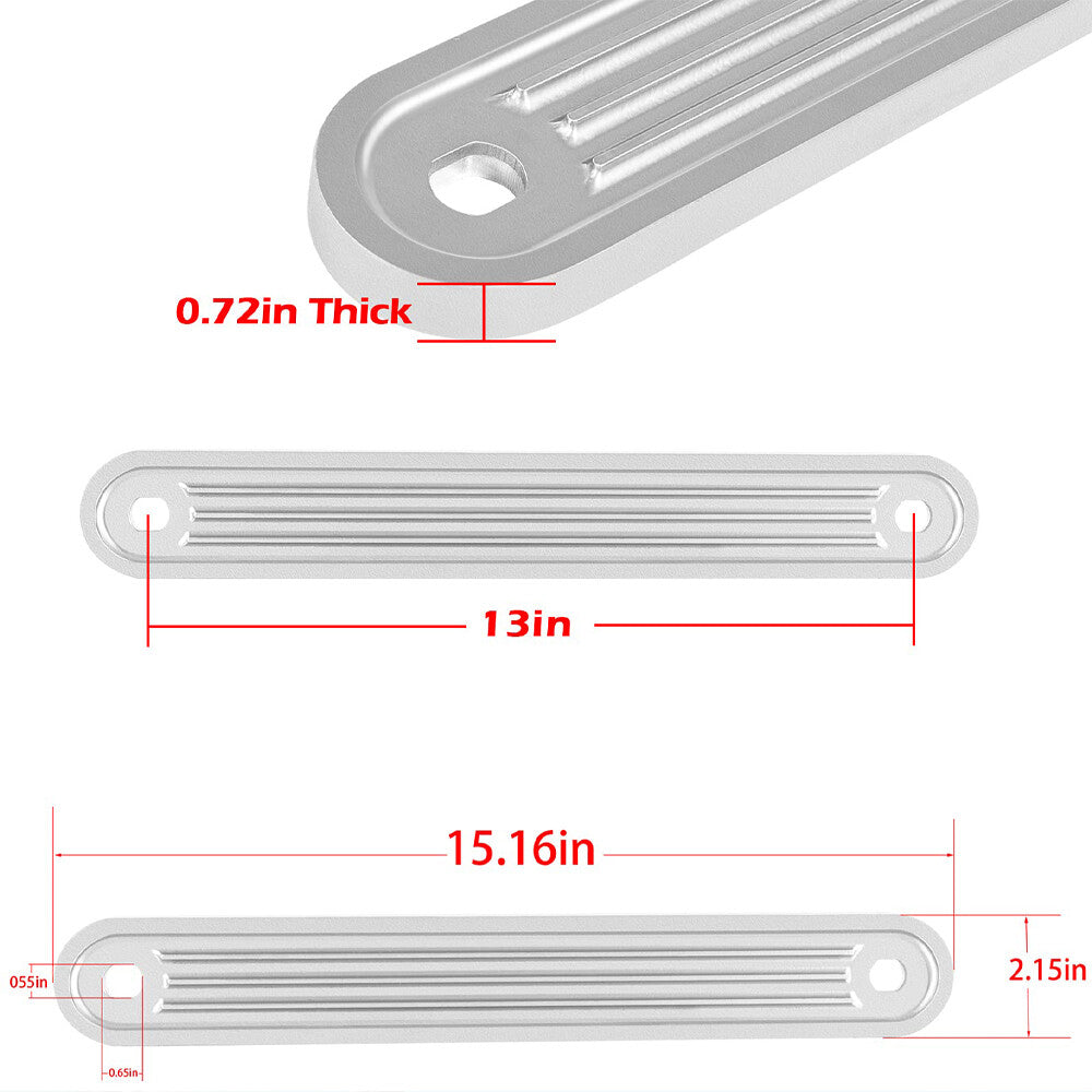 TSP-1 Marine Transom Support Plate  TSP-2DP Support Plate 12 x 2  15 X 2