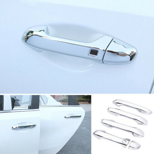 Chrome ABS Car Outside Door Handle Molding Cover Trims for Kia Forte 2019-2021