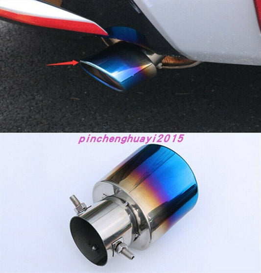 for Toyota for Corolla 2019-2023 Blue Exhaust Muffler Outlet End Rear Tail Pipe trim