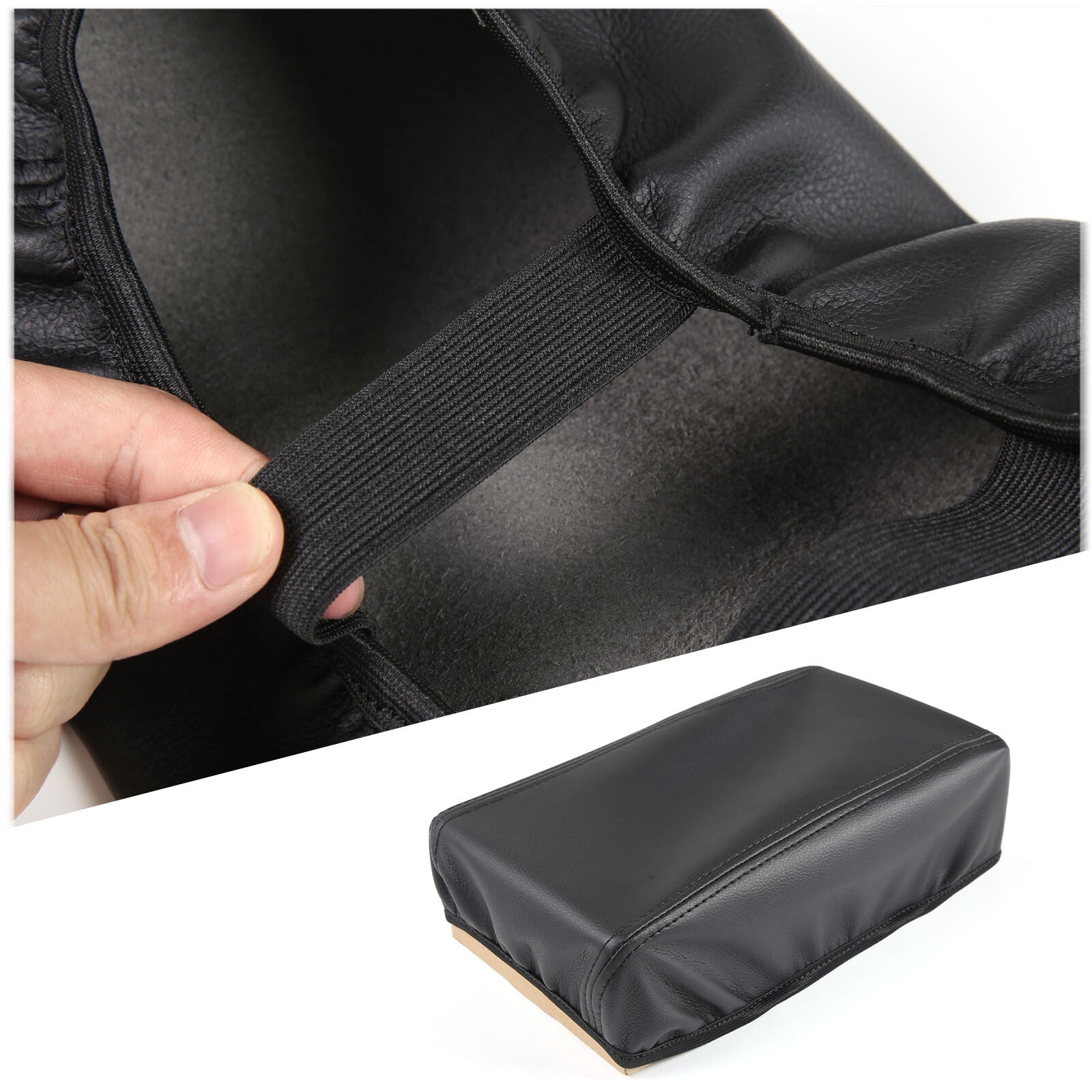 PU leather car center console armrest cover for 2010-2014 for Subaru Inlander models. n